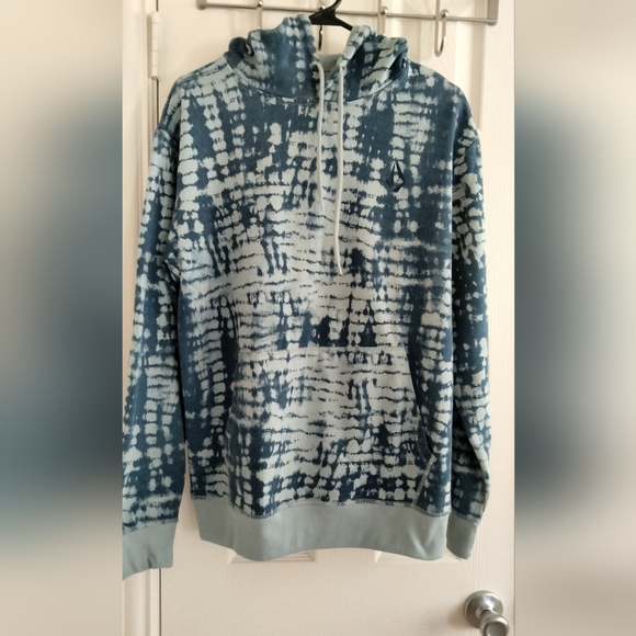 Volcom Blue Tie-Dye Hoodie - Picture 2 of 10